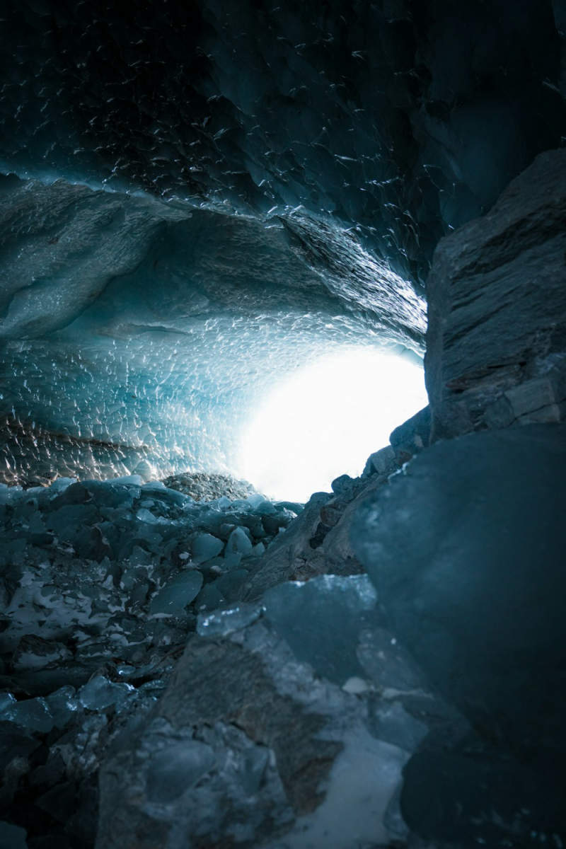 Wall Poster - Ice Cave in Switzerland