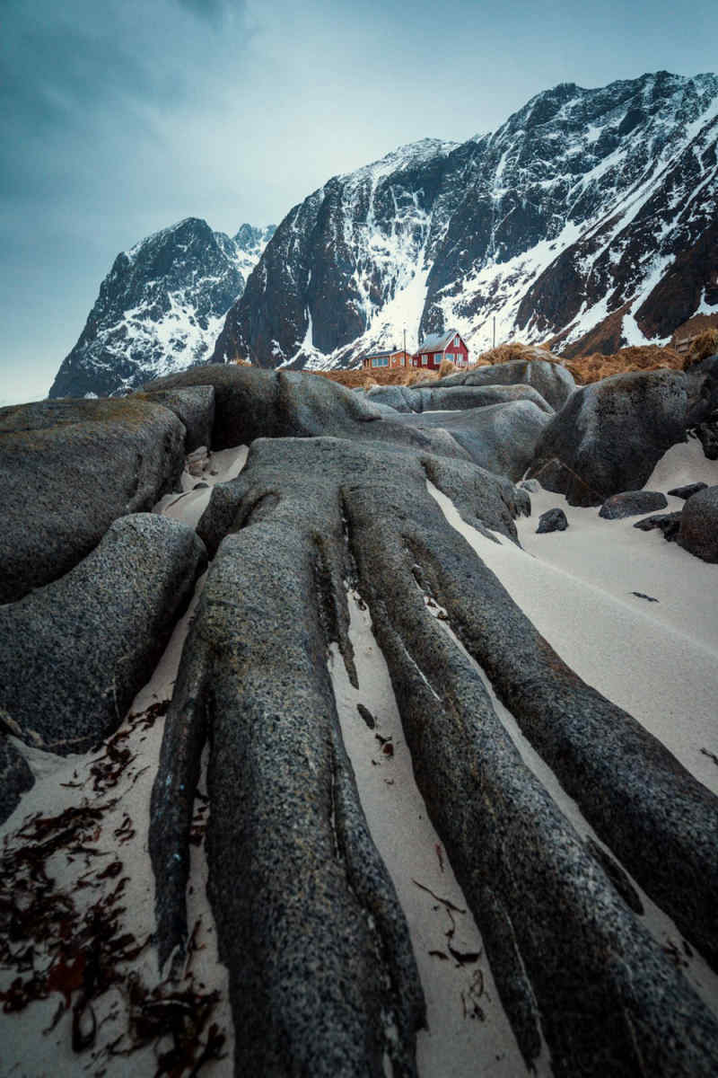Wall Poster - Ice Cave in the Lofoten Islands