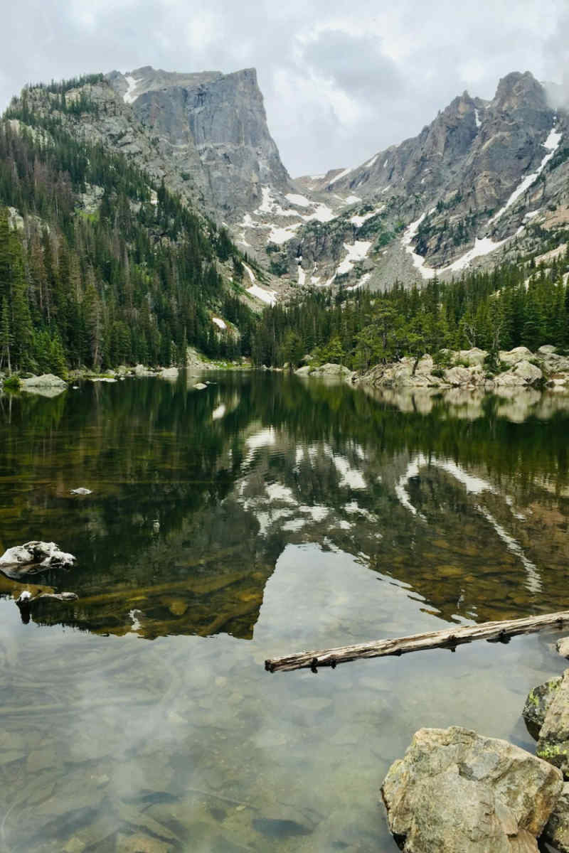 Wall Poster - Lake in the Rocky Mountains