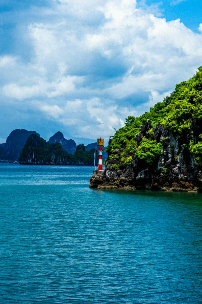 Wall Poster - Lighthouse in Halong Bay