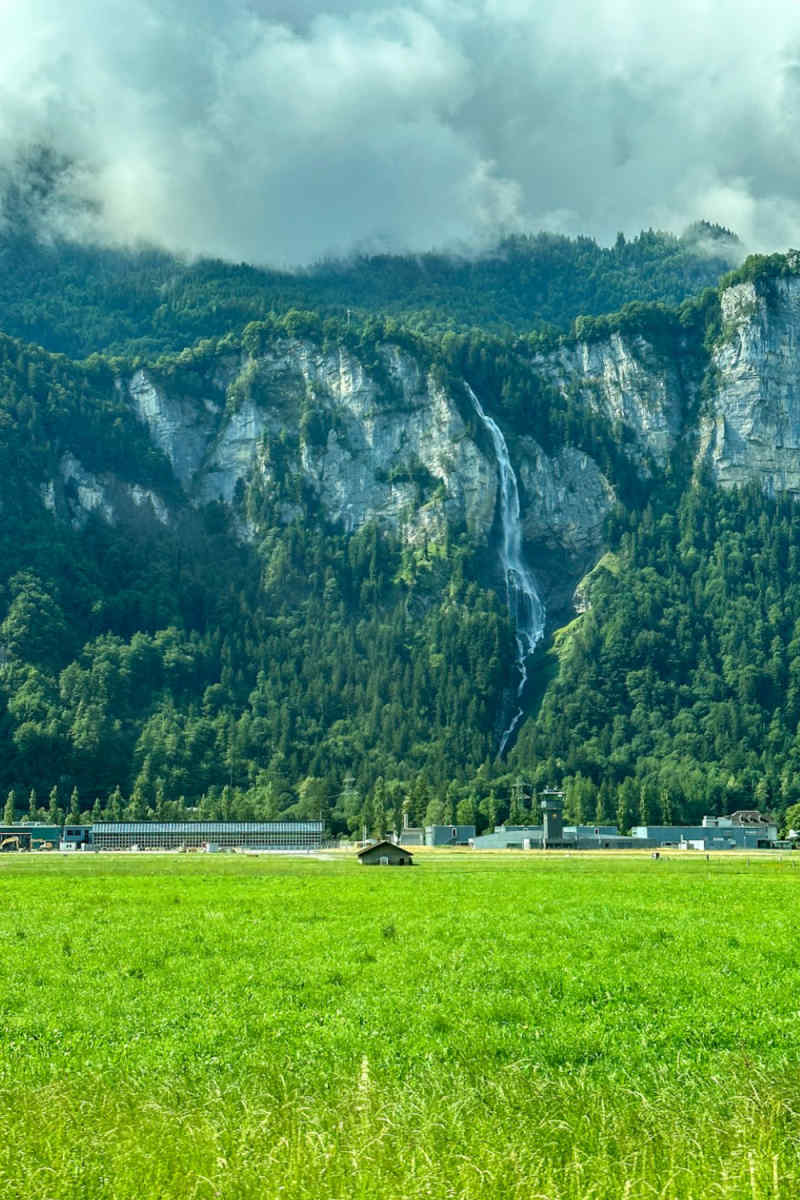 Wall Poster - Meadow in Interlaken