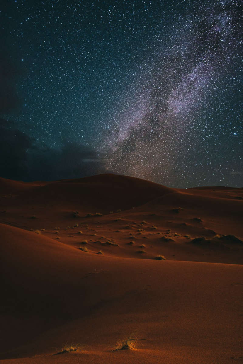 Wall Poster - Milky Way in the Sahara