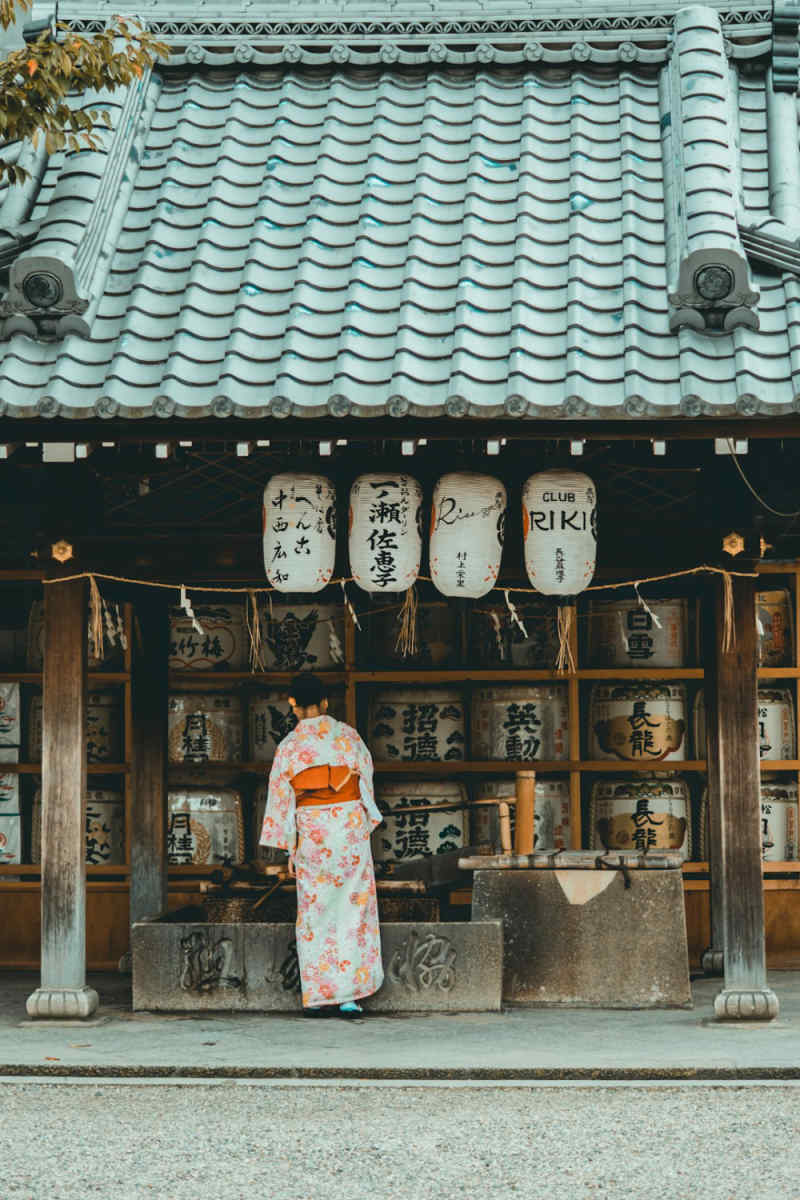 Wall Poster - Monastery in Japan