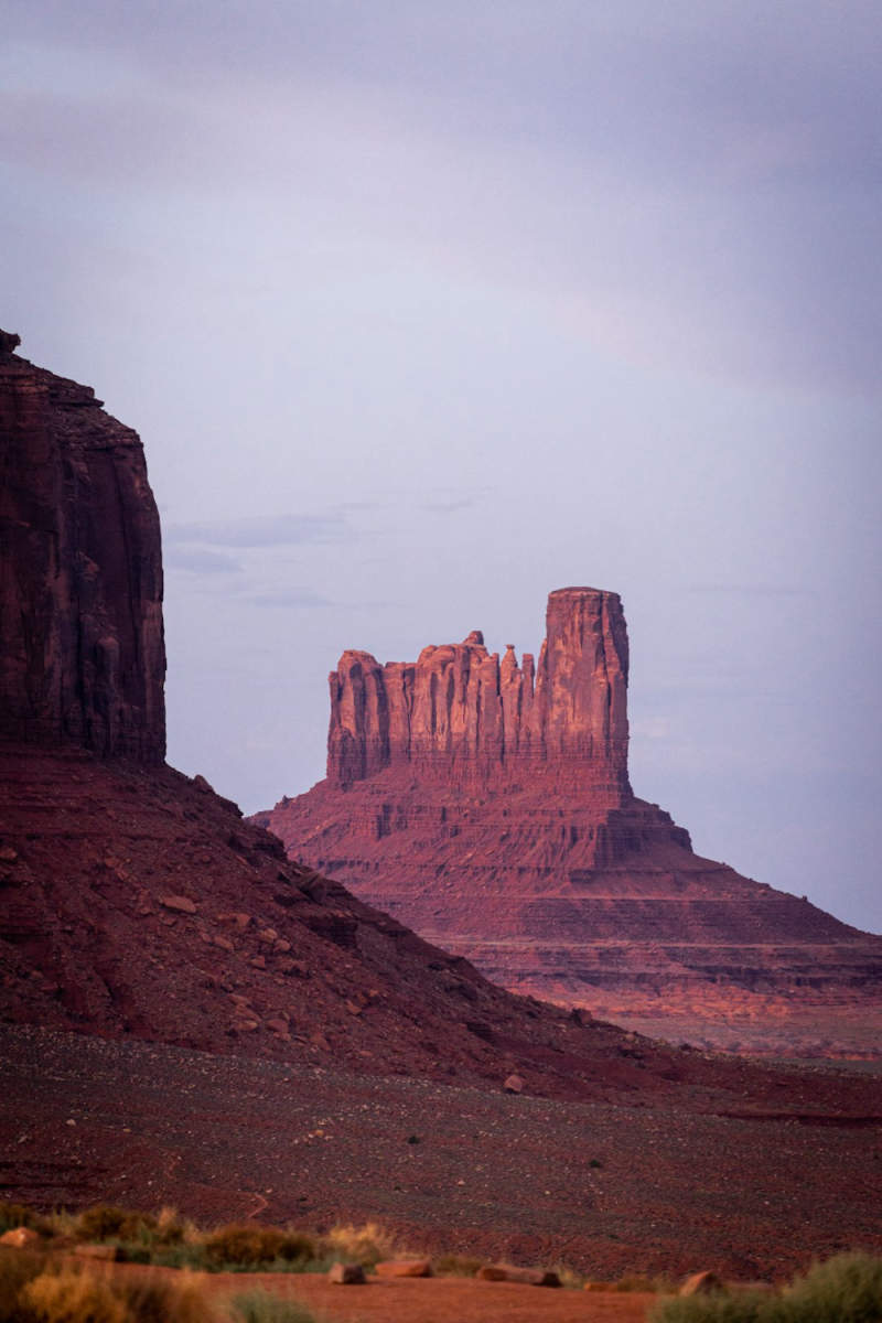 Wall Poster - Mountain Peak in Monument Valley