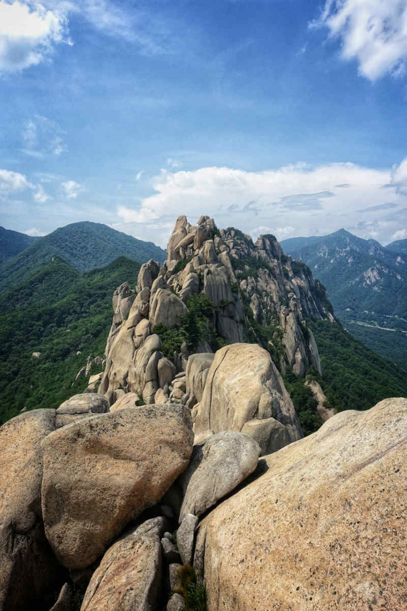 Wall Poster - Mountain Peak in South Korea