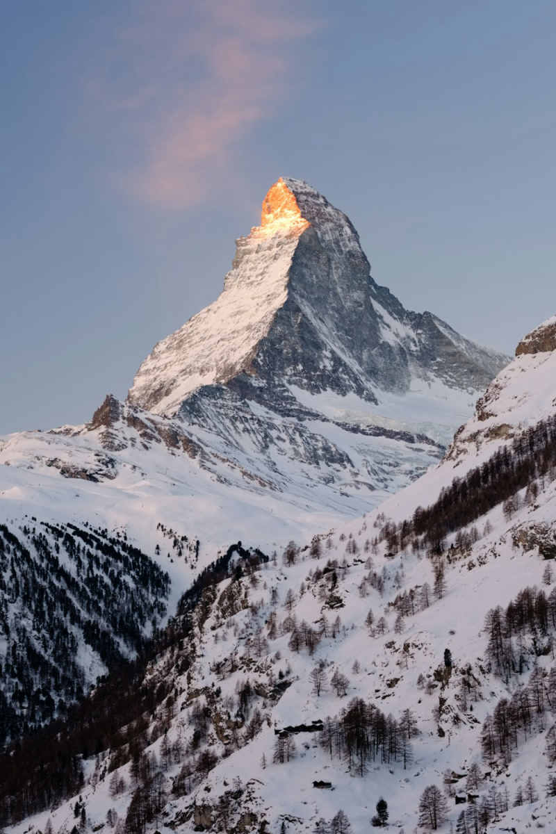 Wall Poster - Mountain Peak in Switzerland