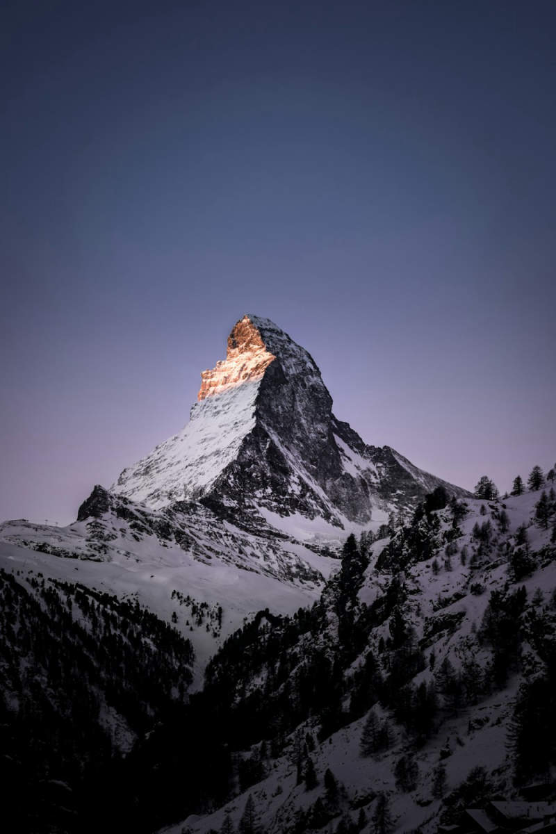 Wall Poster - Mountain Peak in Zermatt