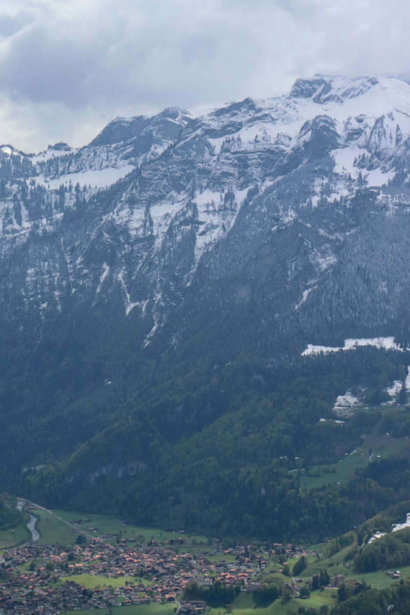Wall Poster - Mountain Range in Interlaken