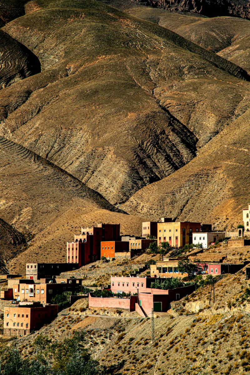 Wall Poster - Mountain Village in Morocco