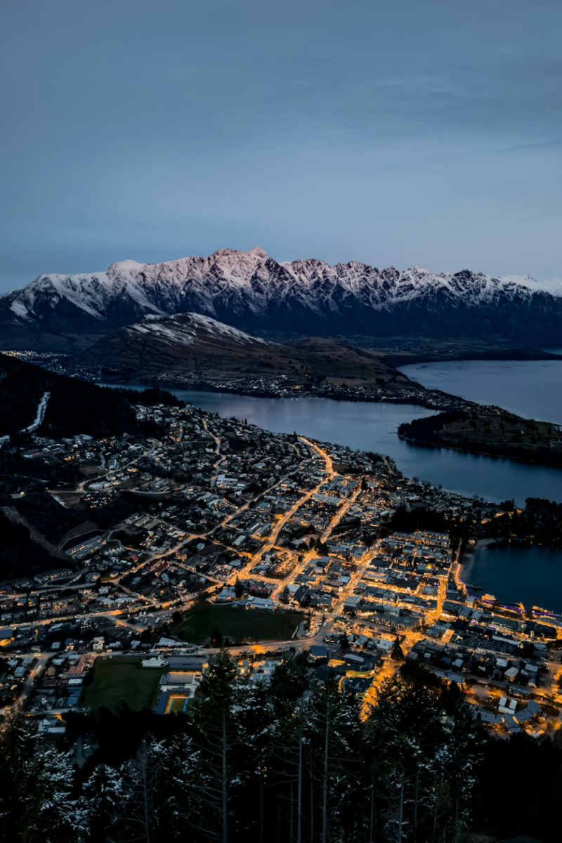 Wall Poster - Mountain Village in New Zealand