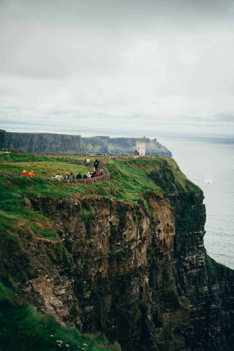 Wall Poster - Mountain Village in the Cliffs of Moher