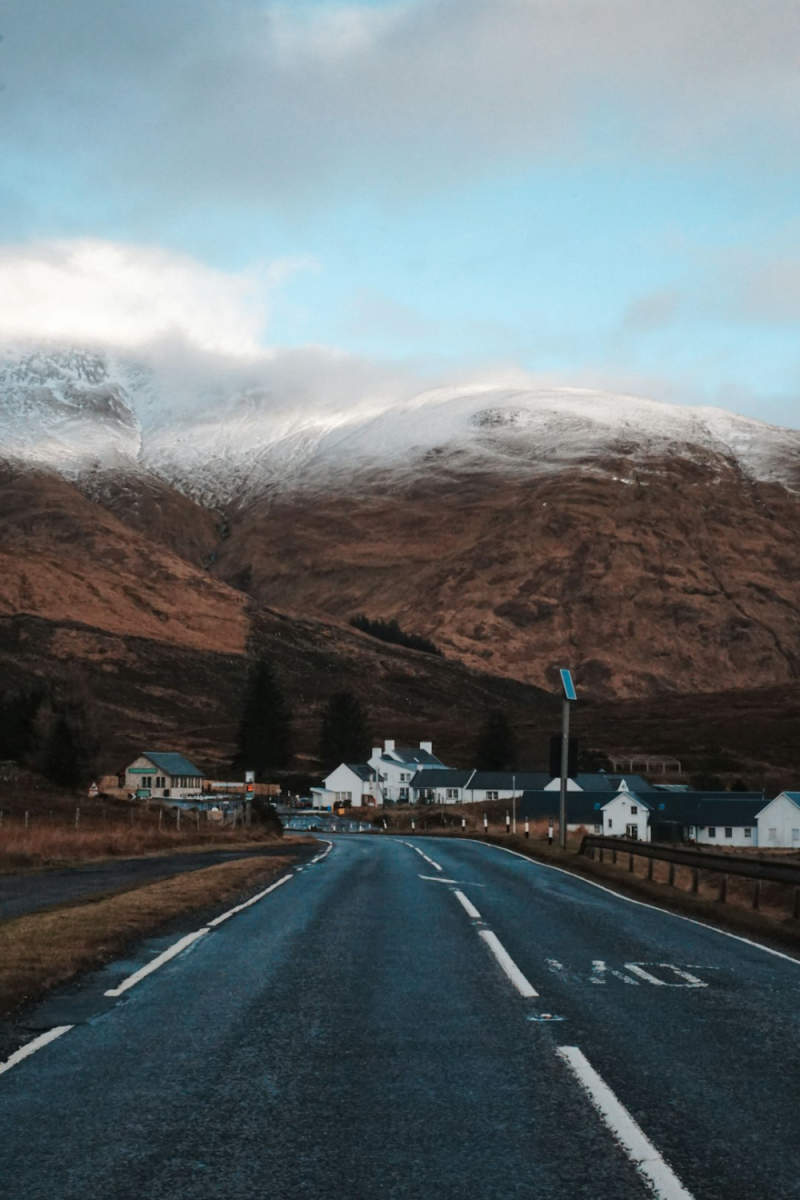 Wall Poster - Mountain Village in the Scottish Isles