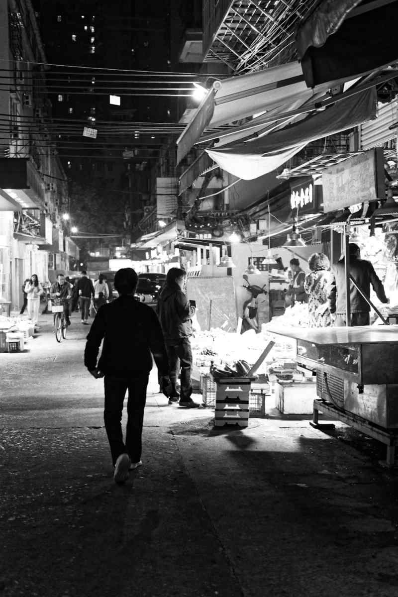 Wall Poster - Night Market in China
