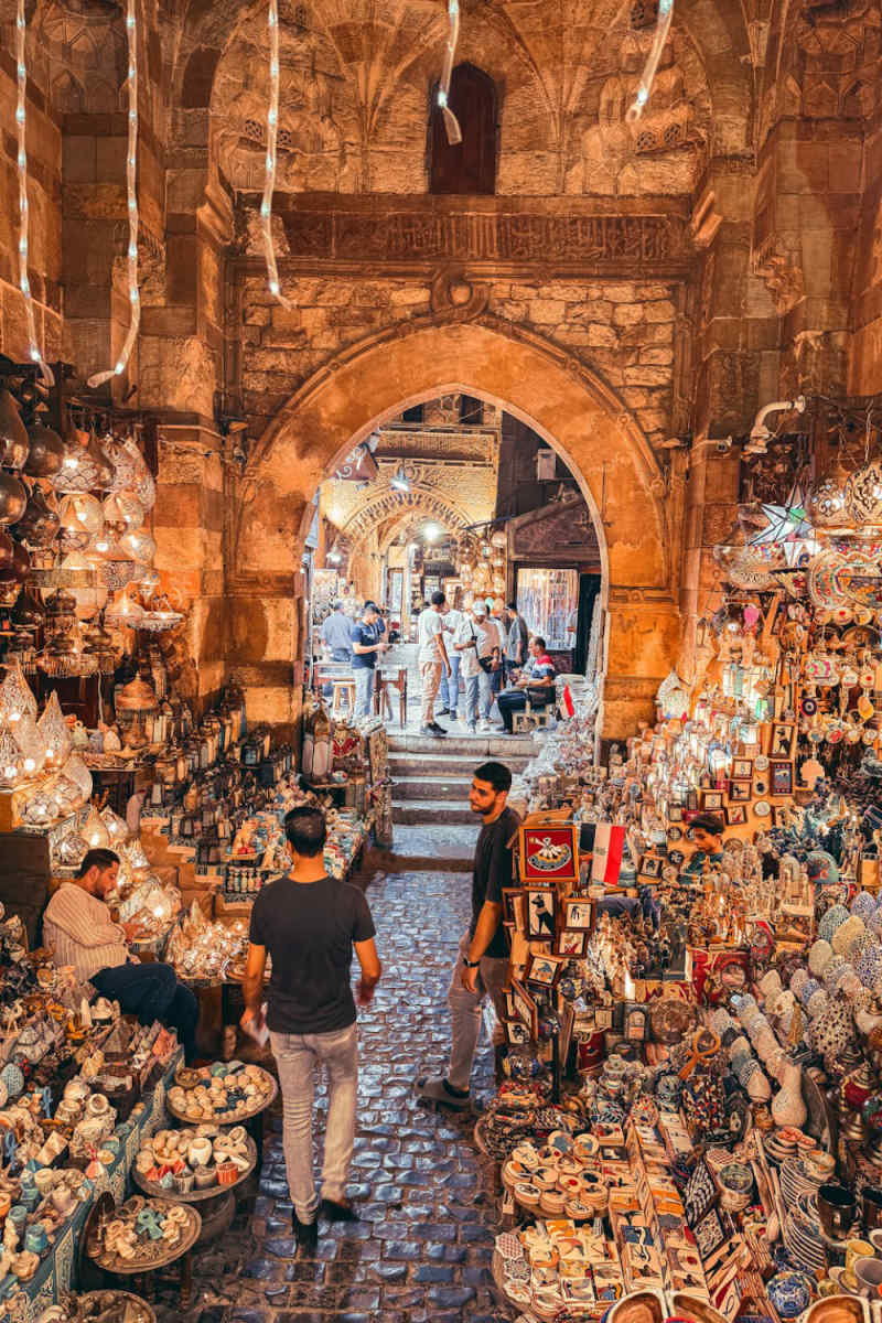 Wall Poster - Night Market in Egypt