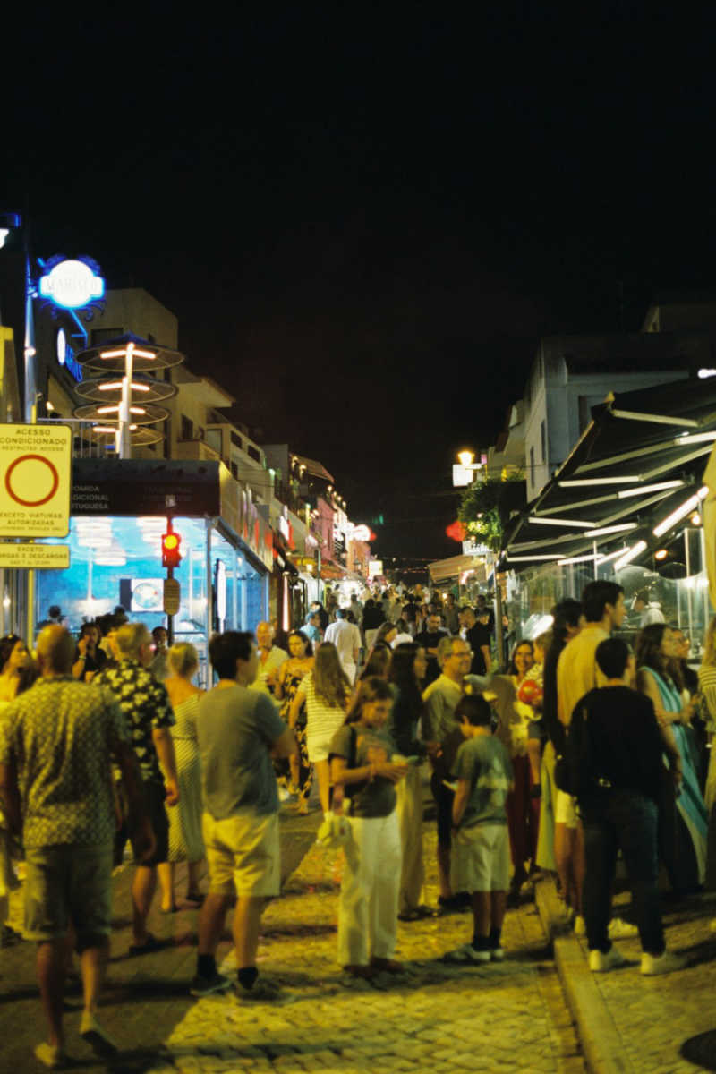Wall Poster - Night Market in Portugal