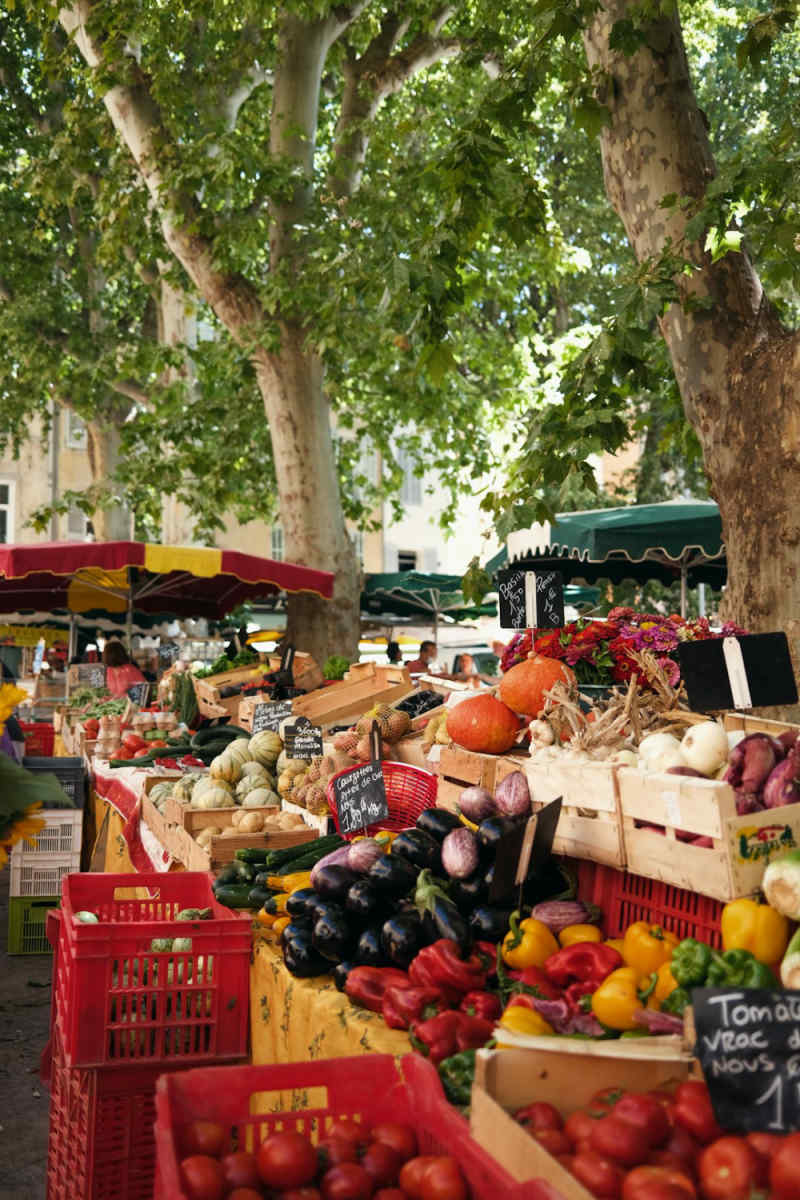 Wall Poster - Night Market in Provence