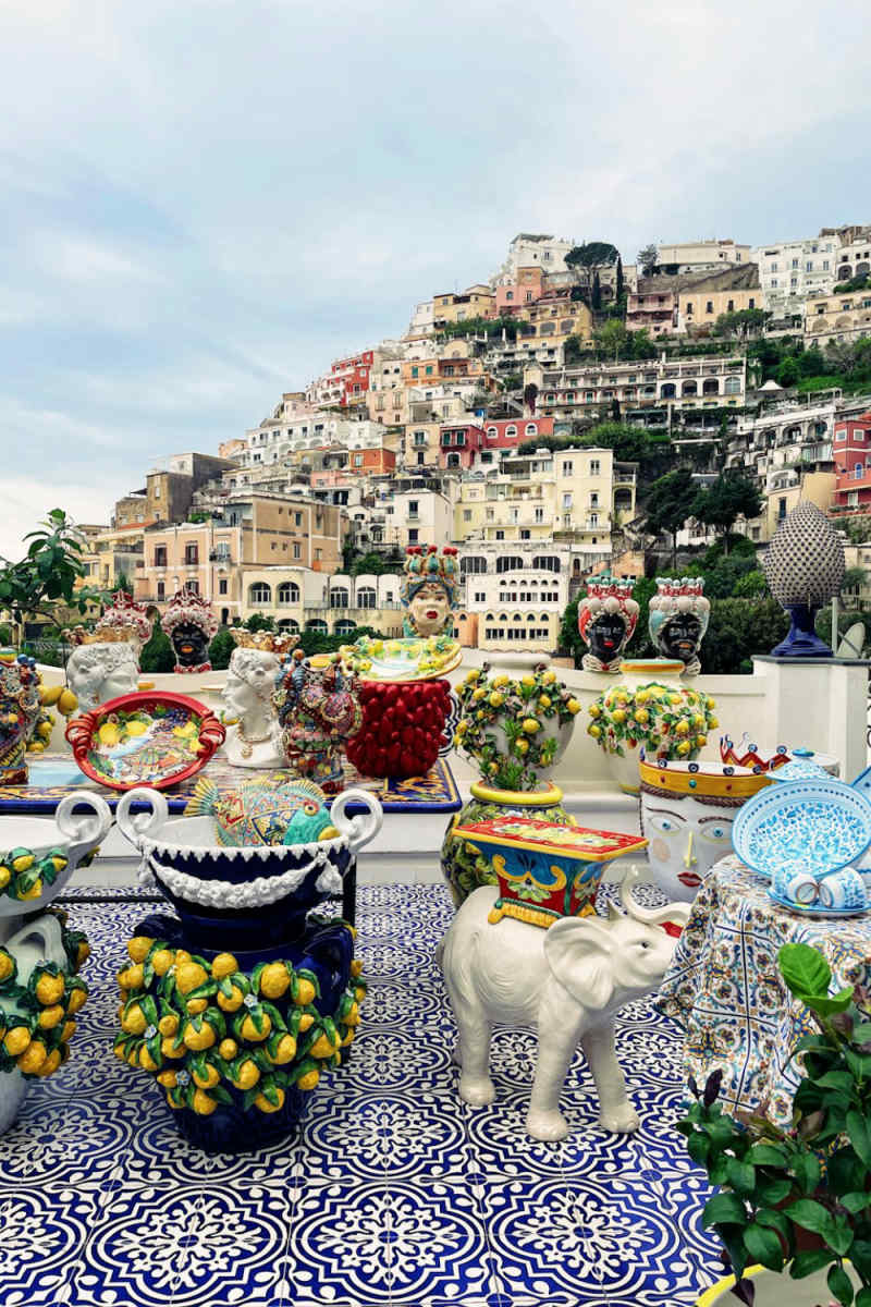 Wall Poster - Night Market in the Amalfi Coast