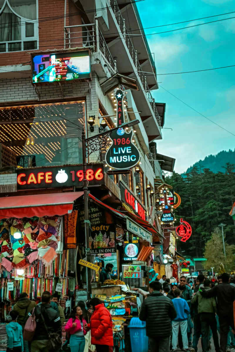 Wall Poster - Night Market in the Himalayas