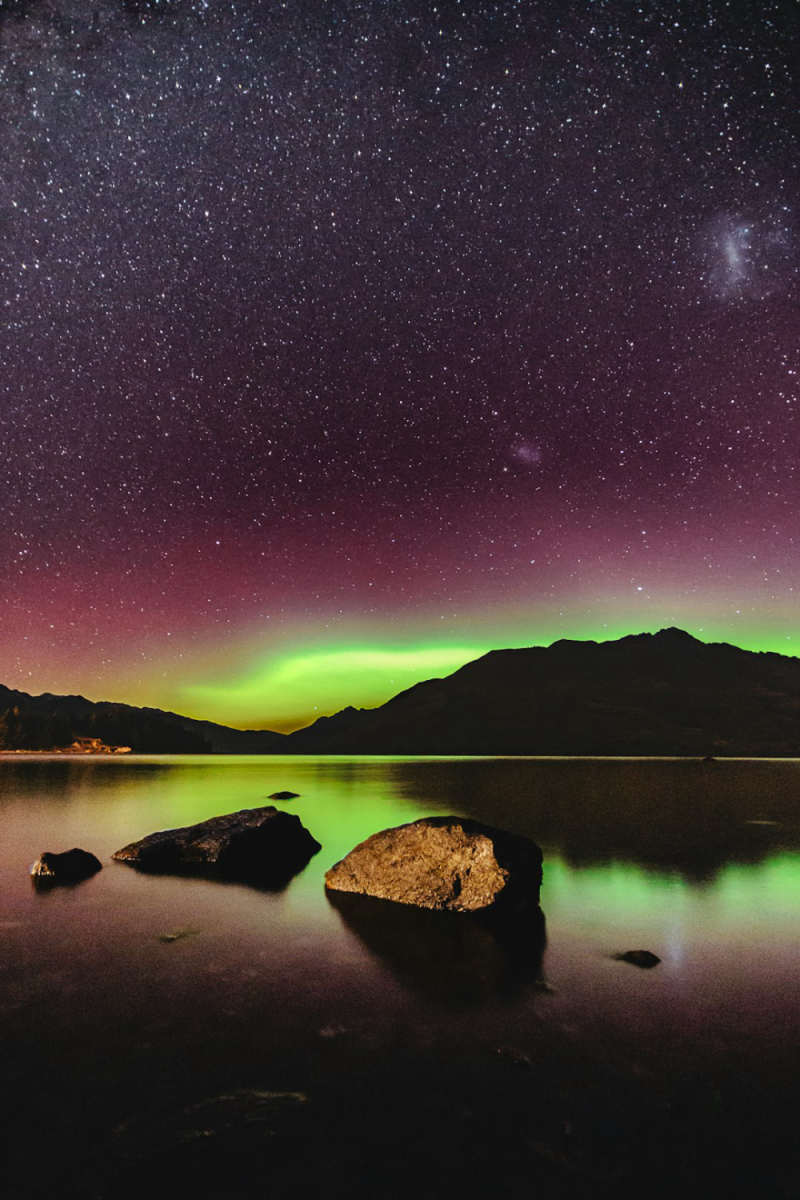 Wall Poster - Northern Lights in New Zealand
